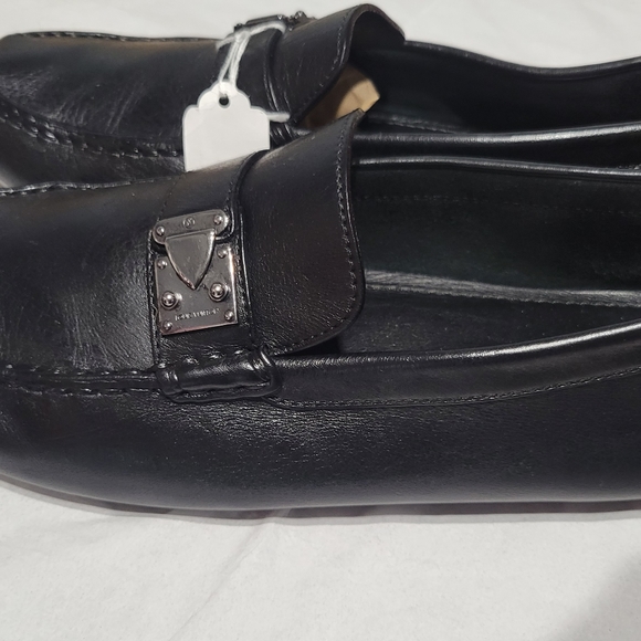 Louis Vuitton Men Black Leather Driver Loafers Size 9 - Picture 6 of 13